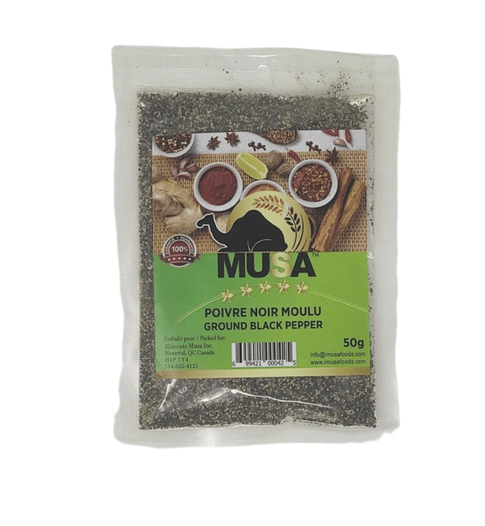 Musa - Poivre noire moulu 50g