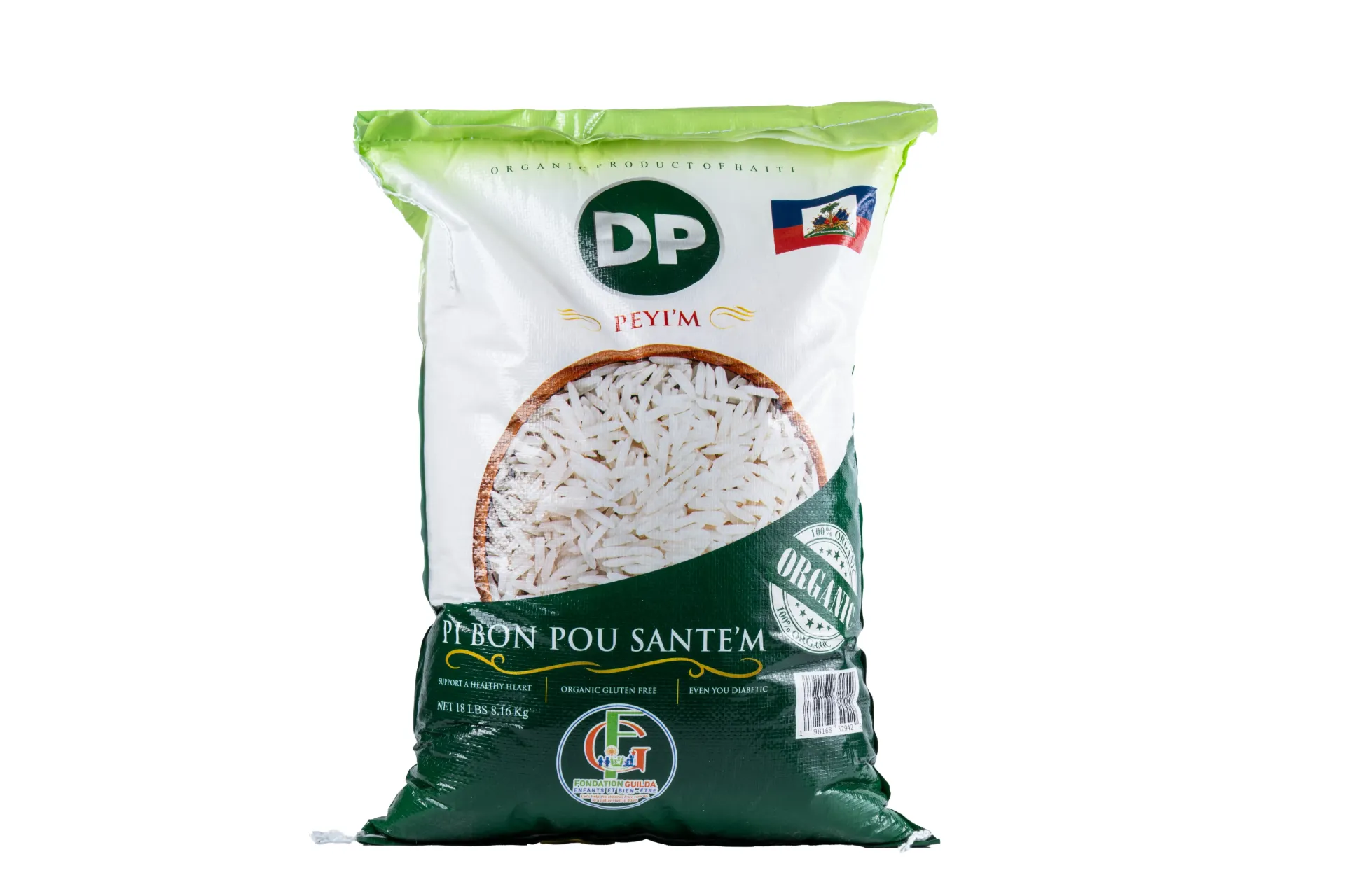 Caribean Grains - White rice short grains 18lbs Riz DP